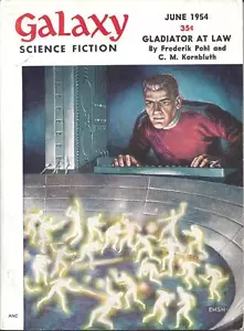 1954 Galaxy Science Fiction Gladiator At Law Vol 8 No. 3 - Imagen 1 de 1
