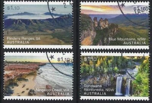 AUSTRALIEN 2022 UNSER SCHÖNER KONTINENT 4ER SET FEIN GEBRAUCHT - Bild 1 von 1