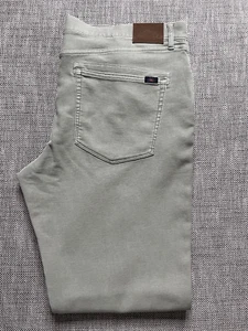 FAHERTY MENS STRETCH TERRY 5 POCKET PANTS OLIVE SIZE 40 NWT - Picture 1 of 15
