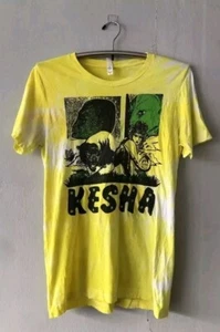 Camiseta Unisex Lg Kesha Aprende a Dejar Ir Tie Dye Doble Lado Gráfico Banda Coleccionista - Imagen 1 de 5