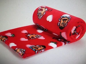 New Disney Pixar Toy Story Mr & Mrs Potato Head Red Super-Soft Throw 120x 150cm - Picture 1 of 12