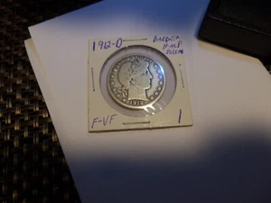 SEHR SCHÖNER 1912-D BARBER HALF DOLLAR - Bild 1 von 11