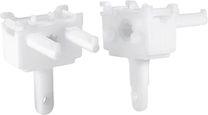 2 Pcs Vertical Blind Replacement Parts Wand Control White - Picture 1 of 11