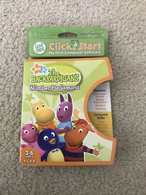 Leap Frog Click Start - the Backyardigans Number Pie Samurai - NEW - Image 1 of 3