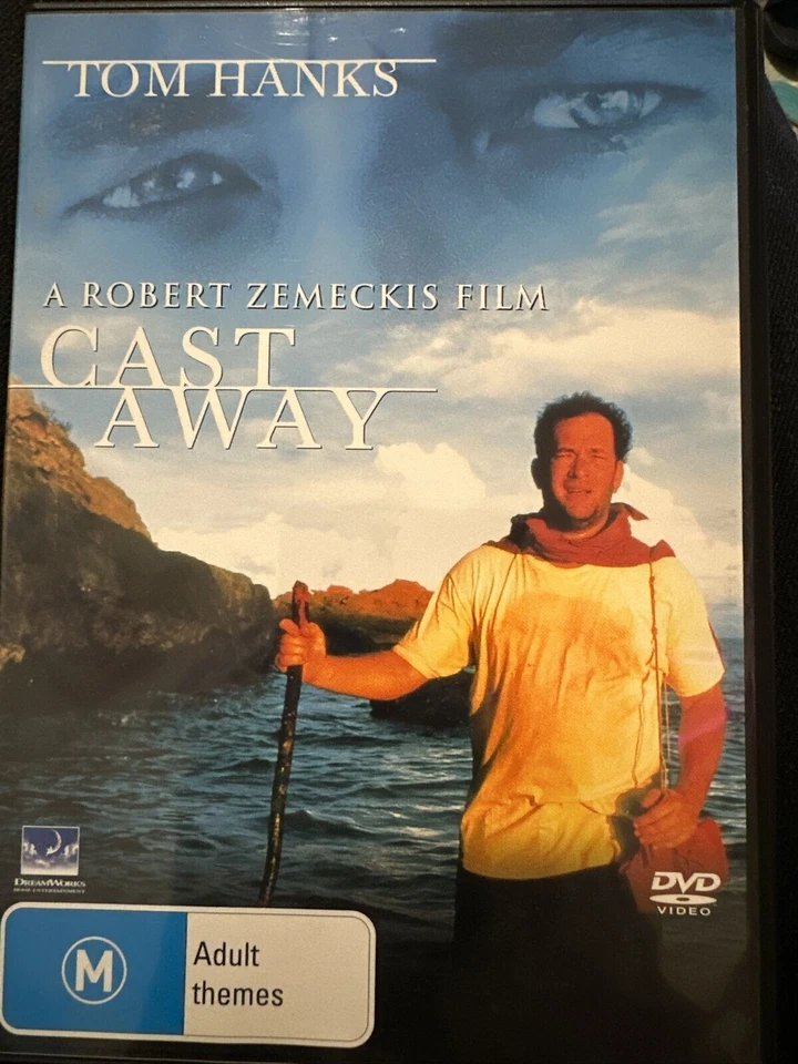 Cast Away ( DVD 2000) Tom Hanks, Helen Hunt, Nick Searcy  t441 - Image 1 of 1