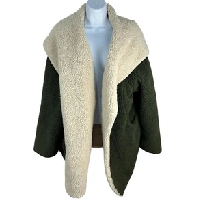Funkitribe Reversible Oversized Hooded Sherpa Jacket Free Size Womens - Picture 1 of 5