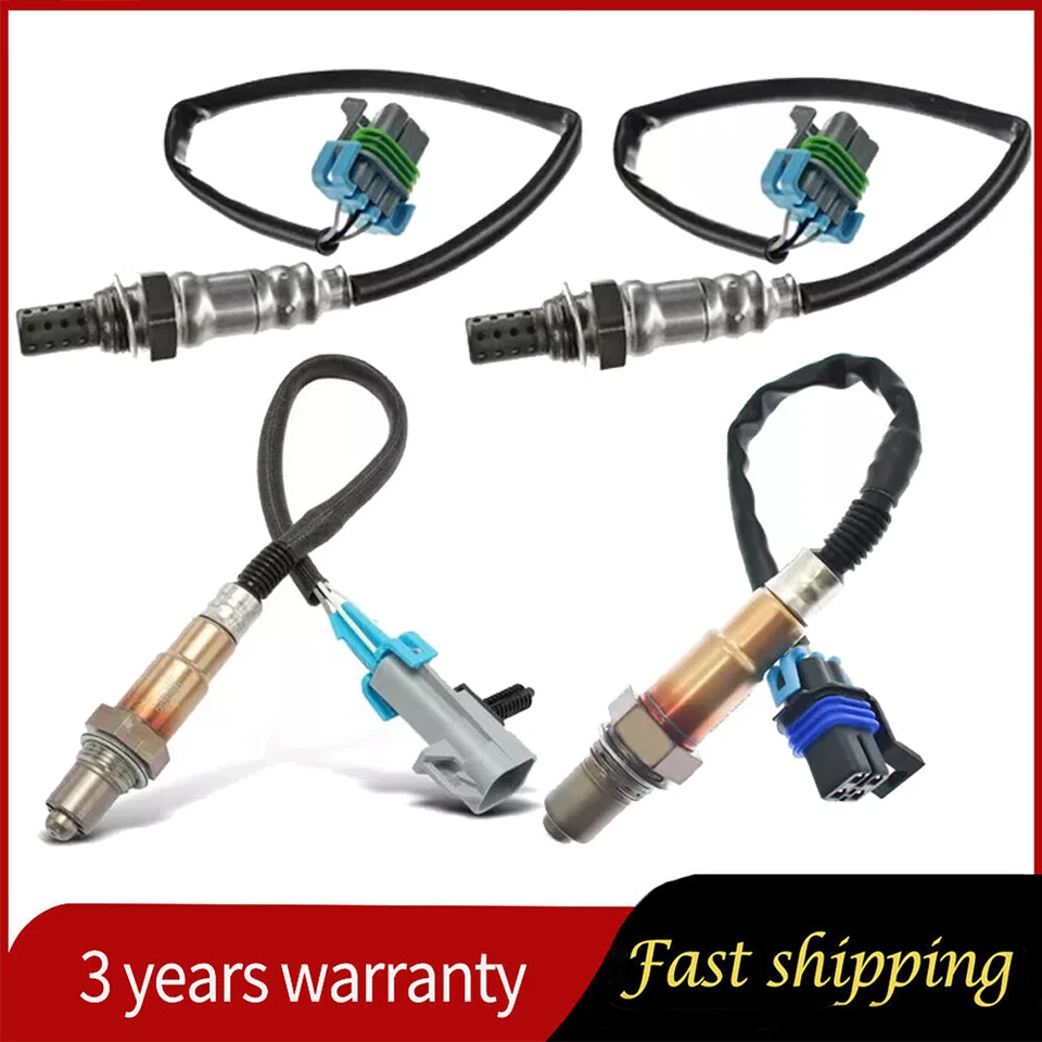 Sensor de oxígeno 4 piezas arriba+abajo 234-4565 para Cadillac CTS Chevrolet Camaro 2010-2014 Foto 1 de 4