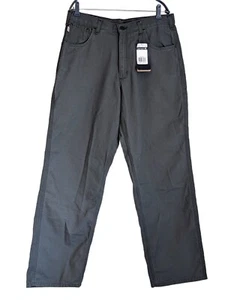 NEU Carhartt Original Fit Fire Resistant Cat2 Canvas Hose grau Herren 36 x 34  - Bild 1 von 11