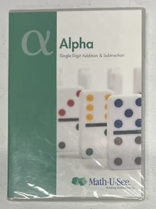 Math u See Alpha DVD NEW SEALED single digit addition subtraction - Foto 1 di 3