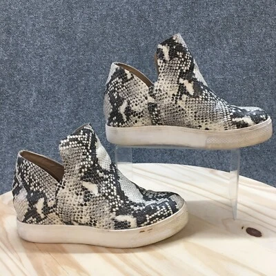 Steve Madden Ankle Boots Womens 7M Wrangle Snakeskin Slip On Casual Faux Leather - Image 1 of 4