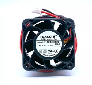 FOXCONN PIA040H12P 4028 DC12V 0.81A 4CM 2-Pin PWM Cooling Fan - Picture 1 of 2