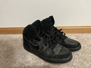 Nike Son of Force Mid Black Men's Size 10.5 616281-020 Gum Bottom 2015 - Picture 1 of 8