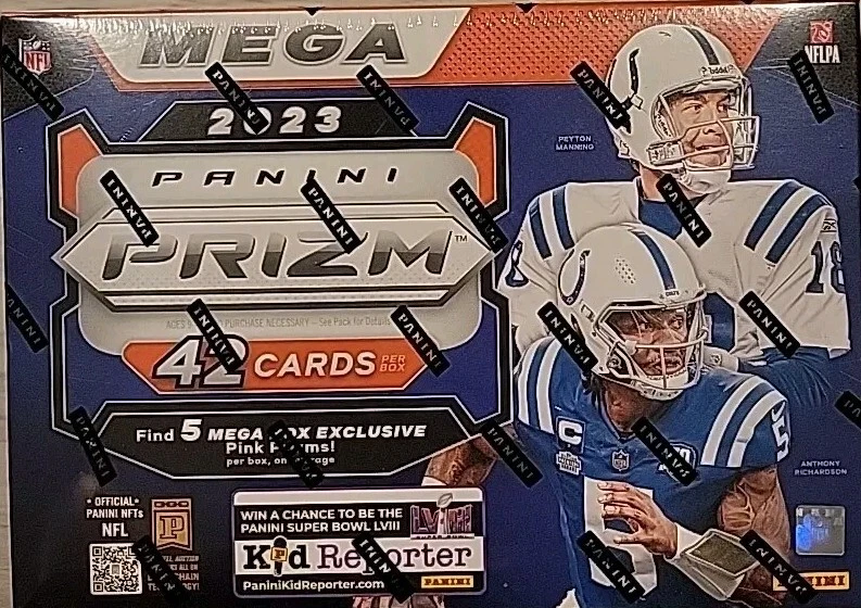 2023 PANINI PRIZM FOOTBALL MEGA BOX (PINK PRIZMS )