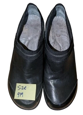Jambu: Zapatos zueco sin cordones estilo cuña negros talla 9M para mujer Foto 1 de 3