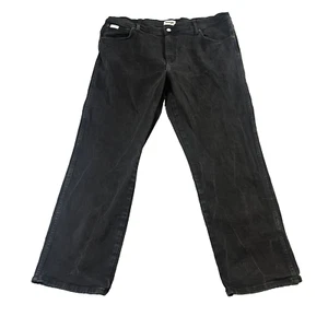 Wrangler Mens Jeans W42 L30 Straight Leg Dark Grey Faded Stretch Texas Zip Fly - Picture 1 of 13