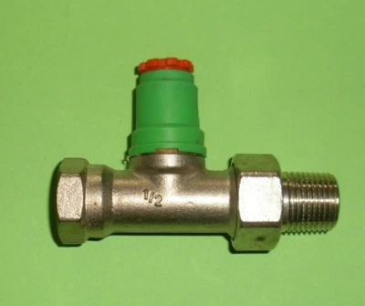 Danfoss RA-N 15 1/2" 013G0034 DN15 Thermostat-Regelventil messing/vernickelt - Bild 1 von 2
