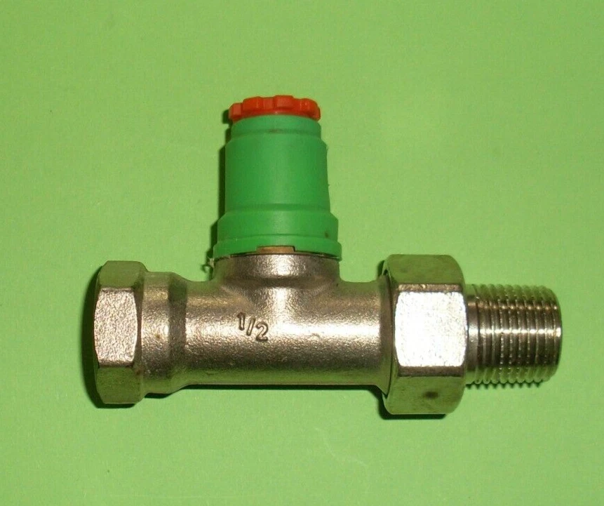 Danfoss RA-N 15 1/2" 013G0034 DN15 Thermostat-Regelventil messing/vernickelt - Bild 1 von 2