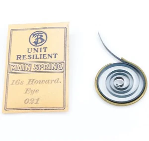 Howard 16 Size Mainspring Pocket Watch Mainspring BX1009 - Picture 1 of 2