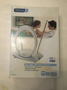 Vivanco UHF/VHF/FM Indoor Antenne DVB-T Ready UKW tauglich Regelbarer Verstärker - Bild 1 von 5