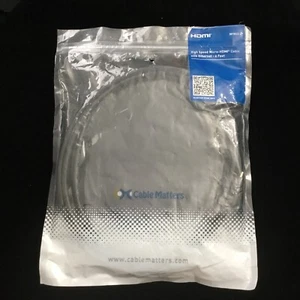 Cable Matters High Speed Mini-HDMI to HDMI Cable with Ethernet 6 Foot - 301001-6 - Picture 1 of 2