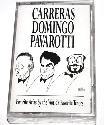 Carreras Domingo Pavarotti - The World's Favorite Tenors (Cassette 1991) SEALED - Image 1 of 4