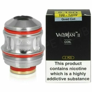 UWell Valyrian II Quad 0.15Ω Replacement Coils Head Pack of 2 | UK Seller | - Picture 1 of 1