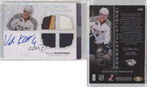 2007-08 O-Pee-Chee Premier Silver Spectrum /35 Ville Koistinen #160 Rookie RC