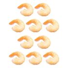 10 Pcs Stuffed Shrimp Fake Food Props Play Food Props Food Child