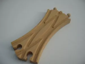 BRIO Double Curved Turnout / Points Wooden Train Track ( Brio Thomas ) OC03 - Picture 1 of 3