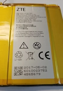 Battery for ZTE Grand X Max 2 Z988 ZMax Pro Z981 Li3934T44P8h876744 OEM - Afbeelding 1 van 12