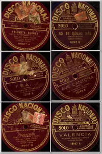 3x CARLOS GARDEL "Die große Stimme des TANGO ARGENTINO" Schellackplatte Set057Q - Bild 1 von 7