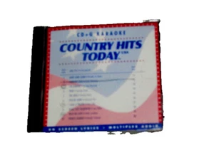 COUNTRY HITS TODAY September 1998 10 songs Karaoke CD + G (case-9) - Picture 1 of 4