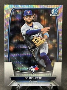2023 Bowman Chrome #6 Silver Wave Refractor Bo Bichette /100 Blue Jays - Picture 1 of 2