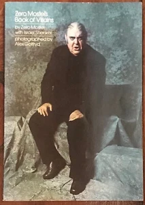 "ZERO MOSTEL S BOOK OF VILLAINS" 1976 1ST PB ED VG+ HILARIOUS PHOTOS! - Picture 1 of 1