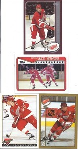 Steve Yzerman 1990-91 1998-99 2002-03 Topps 1993-94 Topps Premier