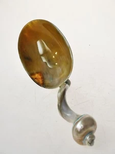 Schöpflöffel Perlmutt + Horn Alexas oval 22 cm Perlmuttlöffel shell spo - Bild 1 von 9