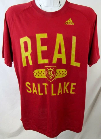 Real Salt Lake Mens Large Short Sleeve Screened Team Graphic T-shirt RSL 1 Cover