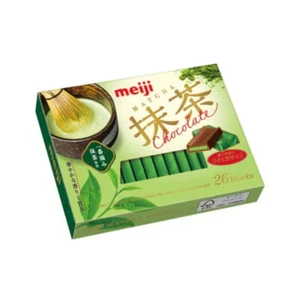 Meiji Matcha Chocolate Box (26 pieces) Chocolate Meiji Direct from Japan 120g - Picture 1 of 1