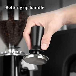 Manomissione Espresso Base Ondulata Barista Caffè Tamper con Calibrata Molla Caricata - Foto 1 di 16
