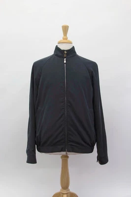 NWT$4900 Brunello Cucinelli Men 100% Silk Bomber Jacket W/LogoDetail52/42US A258 - Image 1 of 4