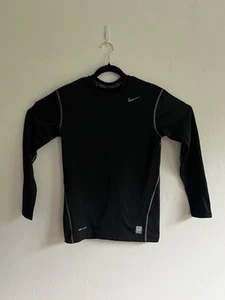 Nike Pro Combat Shirt Mens Large Dri-Fit Compression Sports Training Gym Black - Picture 1 of 10