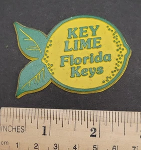 Vintage Key Lime Florida Keys Souvenir Refrigerator Magnet - Picture 1 of 2