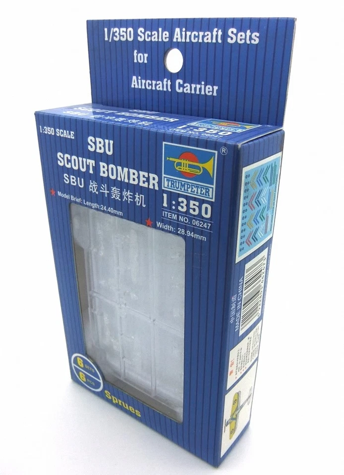 (TRU06247) - Trumpeter 1:350 - Vought SBU Scout Bomber (6 pcs) - Photo 1/1