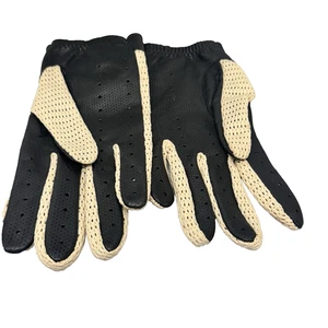 Vintage St Michael Leather Driving Gloves Size Medium Leather Mouton  - Picture 1 of 24