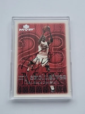 Michael Jordan Firmado a Mano Automático 1999 U.D. Jugador Más Valioso NBA Robos Campeón #203 con Certificado de Autenticidad  Foto 1 de 4
