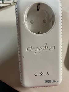 Devolo dLAN 500 AVplus Powerline Netzwerk Adapter Internet ü. Steckdose - Bild 1 von 2