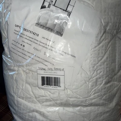 Hotel Collection European Hypoallergenic UltraClean White Goose Down Heavyweight - Image 1 of 4