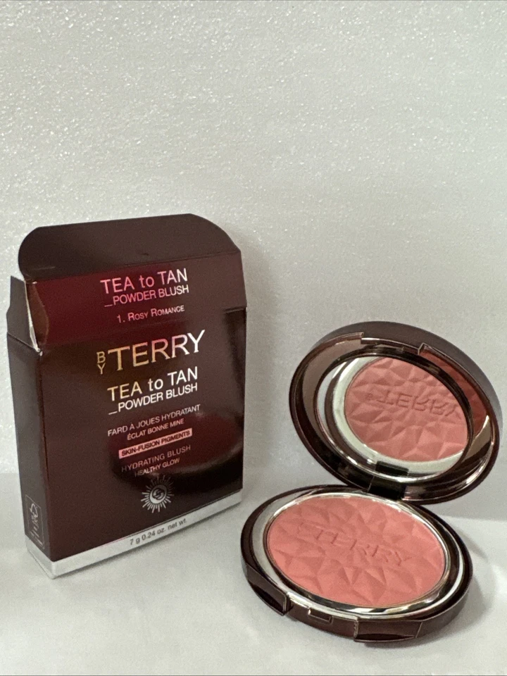 BY TERRY Tea To Tan Blush Powder 7g #01 Rosy Romance BRAND NEW in BOX - Image 1 of 4