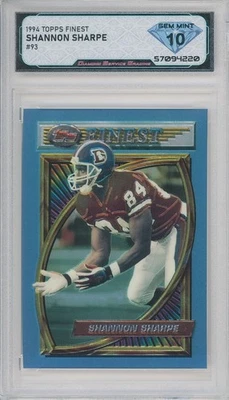 1994 Topps Finest SHANNON SHARPE #93💎DSG 10 Gem Mint - Image 1 of 2