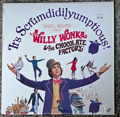 Willy Wonka & the Chocolate Factory Laser Disc Gene Wilder Foto 1 de 2